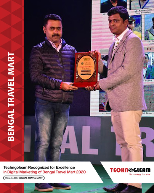 Award from Bengal Travel Mart