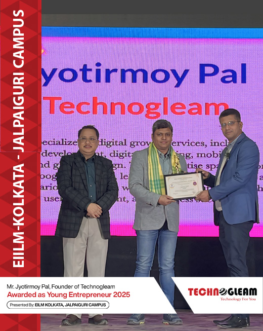 Awarded By EIILM Kolkata - Jalpaiguri campus